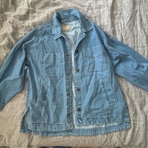 We The Free Light Blue Denim Jacket